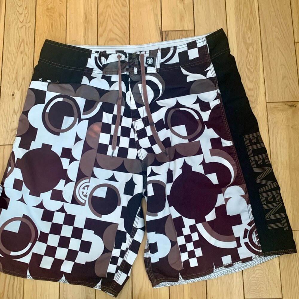 Vintage Y2K Element Board Shorts Surfing Swimming Skating Outdoor Men’s 36